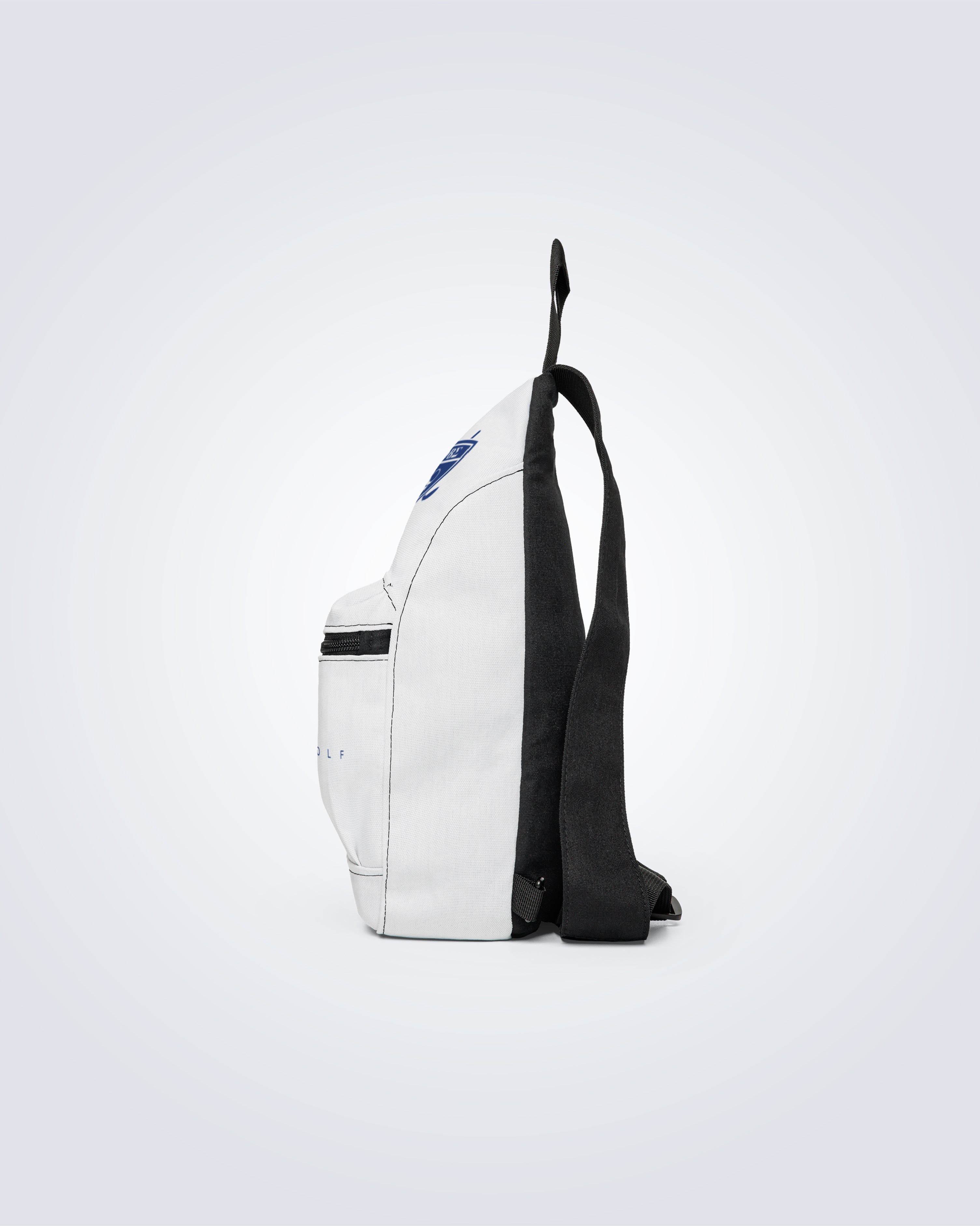 GOMAB Golf Crest Sling Bag – Compact White Crossbody