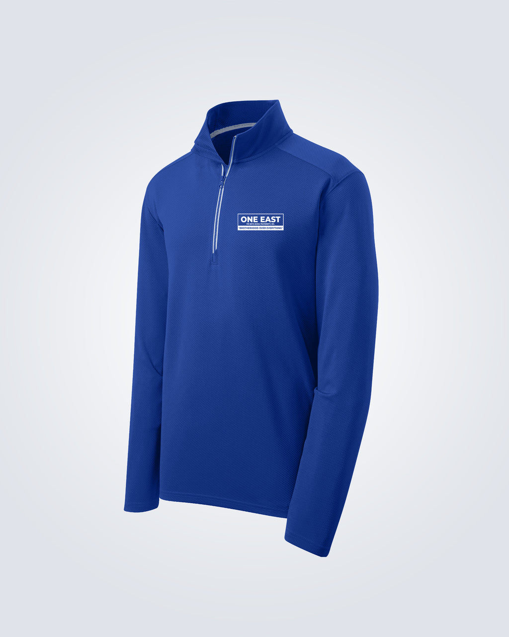 One East - Textured 1/4-Zip Pullover