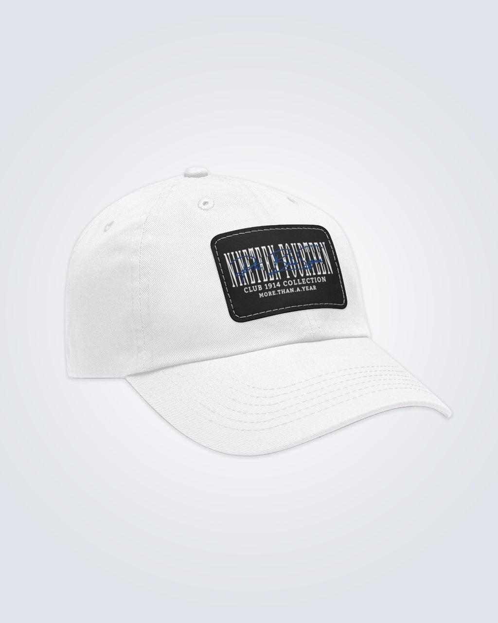 Nineteen Fourteen - Leather Patch Dad Hat